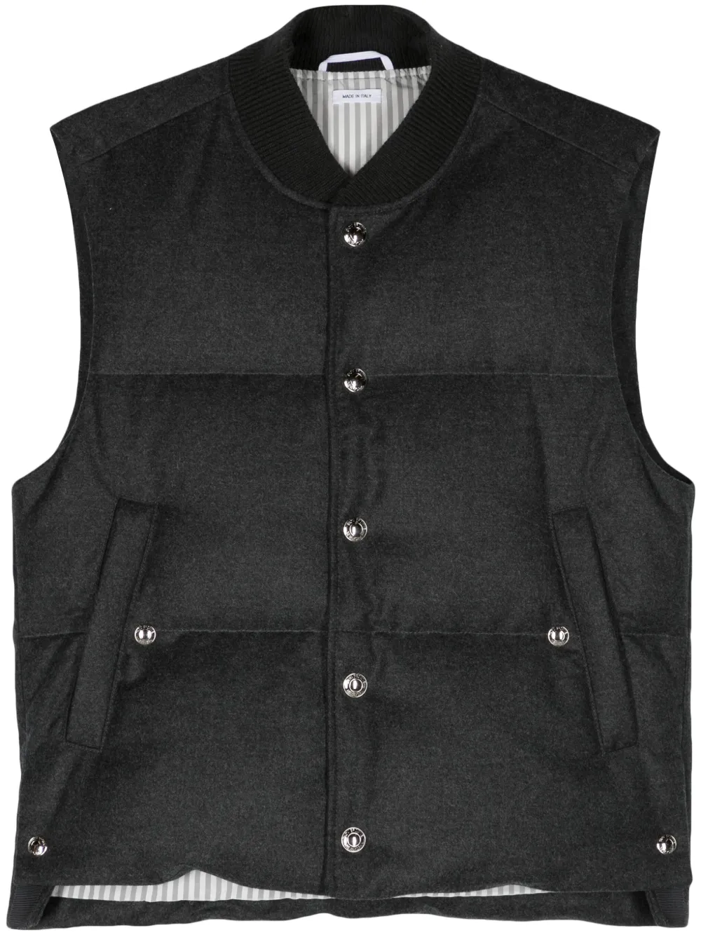 Thom Browne バージンウール ベスト - グレー Thom Browne バージンウール ベスト - グレー