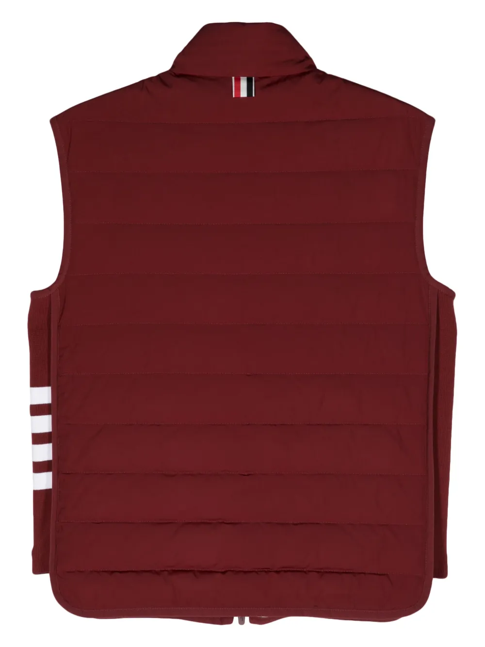 Thom Browne Bodywarmer met trechterhals - Rood