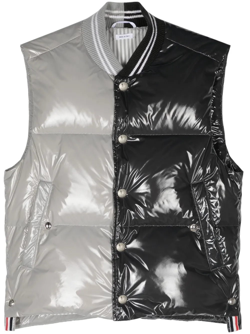 Thom Browne two-tone down gilet | Yellow | Image 1