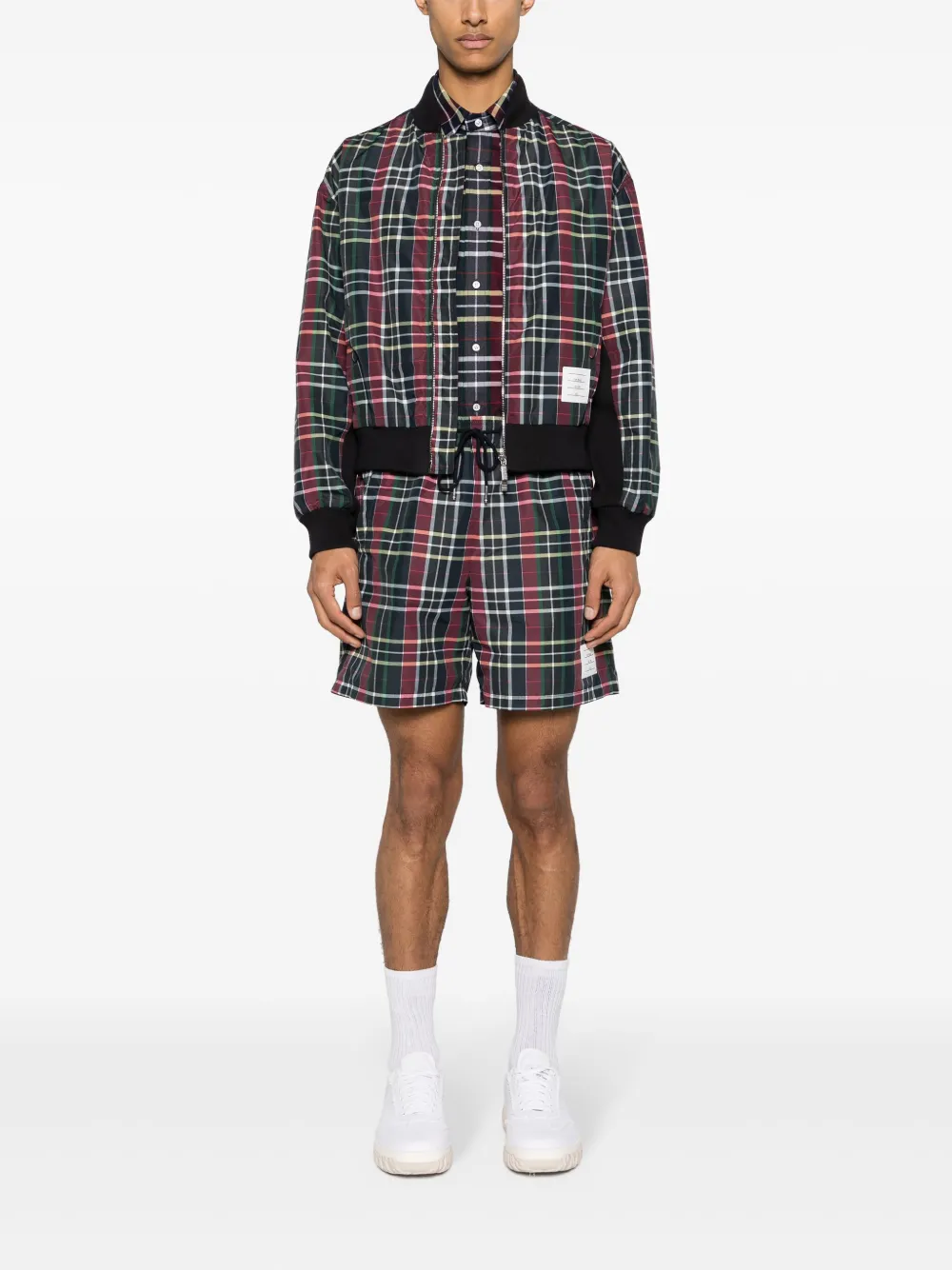 Thom Browne jupe en flanelle à motif tartan | Image 2
