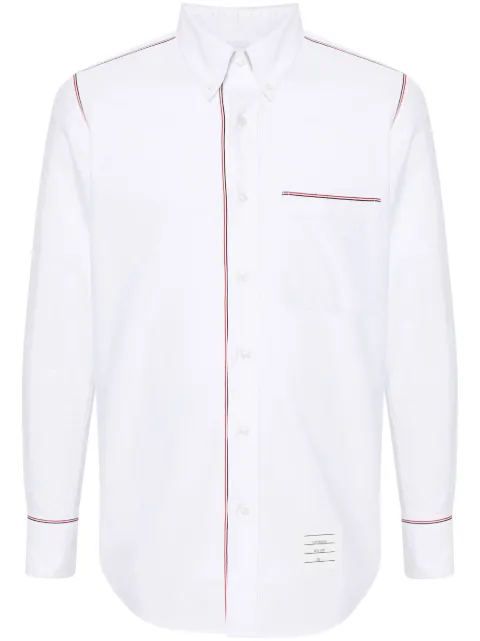 Thom Browne RWB-trim cotton shirt