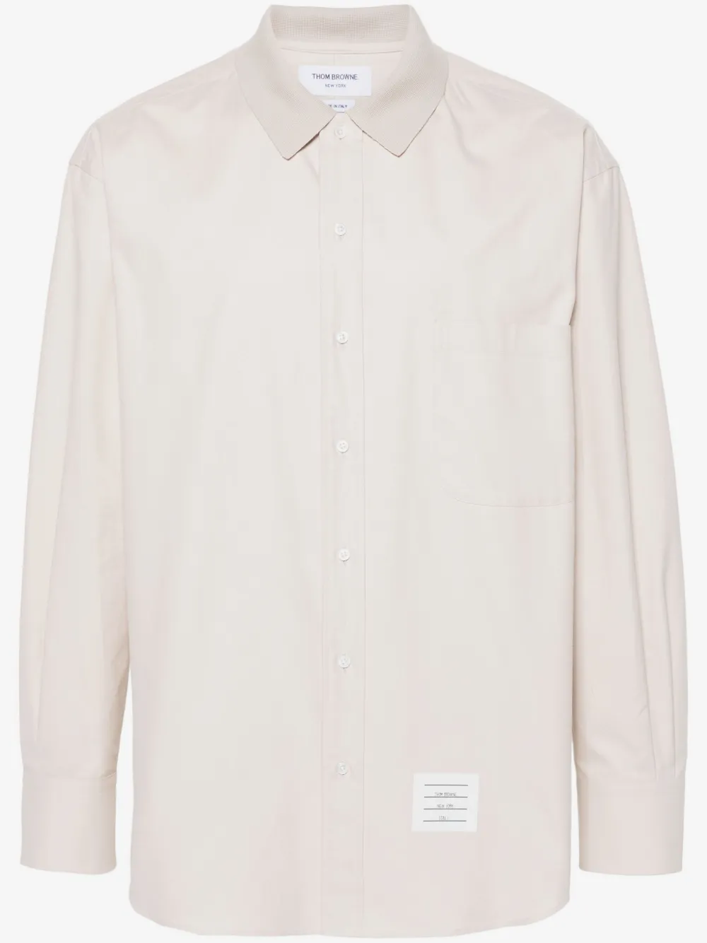 Thom Browne рубашка с полосками RWB | нейтральные цвета | Image 1