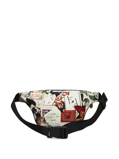 Fendi Pre-Owned 2010-2023 x Karl Kollage belt bag 2HDMOCLOBGVGXBP7 - 1