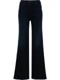 MOTHER The Hustler Roller Sneak high-rise wide-leg jeans - Blue