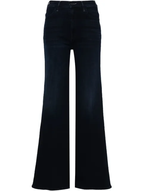 MOTHER The Hustler Roller Sneak high-rise wide-leg jeans
