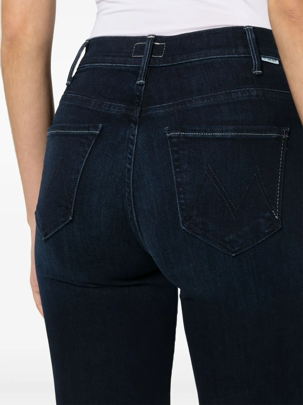 MOTHER Jeans met wijde pijpen Blauw