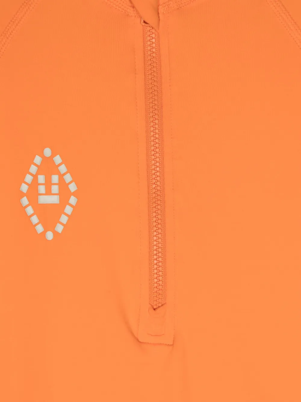 The Animals Observatory Deer Rash Guard Sun-protecive Top In Orange