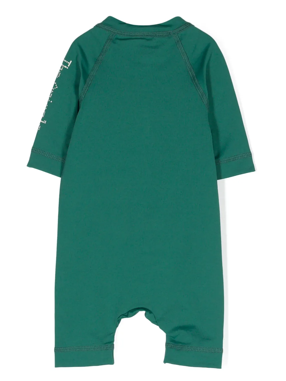 The Animals Observatory Caterpillar Logo-print Float Suit In 188_cd Green The Animals