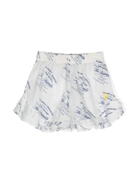 The Animals Observatory Dove cotton shorts