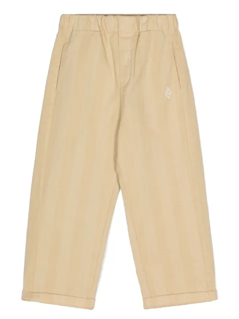 The Animals Observatory Camel striped tapered trousers
