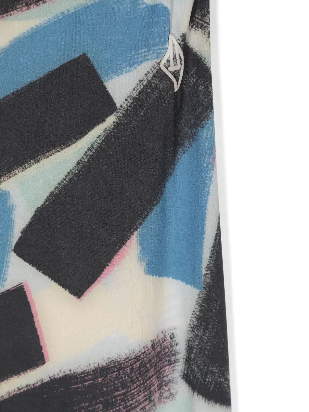 The Animals Observatory Alligator Abstract-print Leggings In Blue