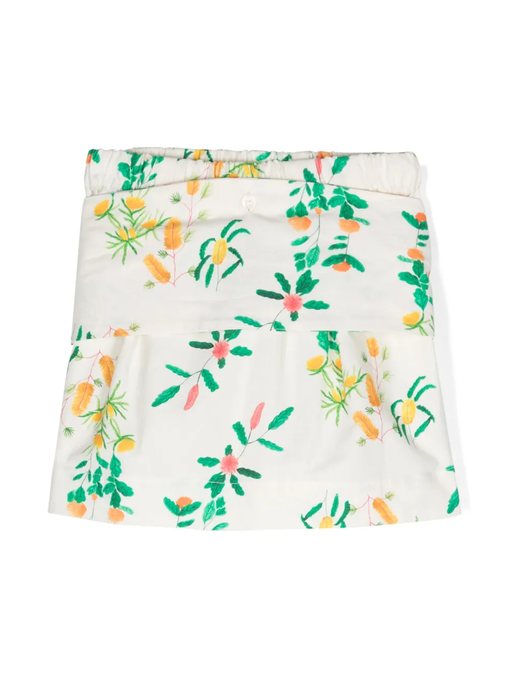 The Animals Observatory Rok met bloemenprint - Wit