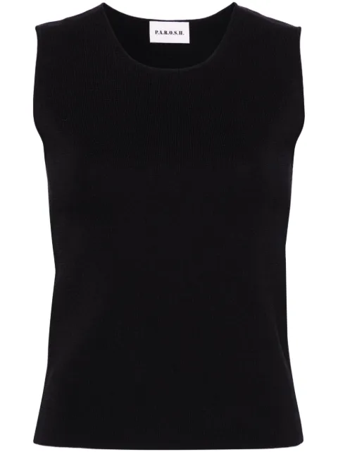 P.A.R.O.S.H. fine-knit tank top