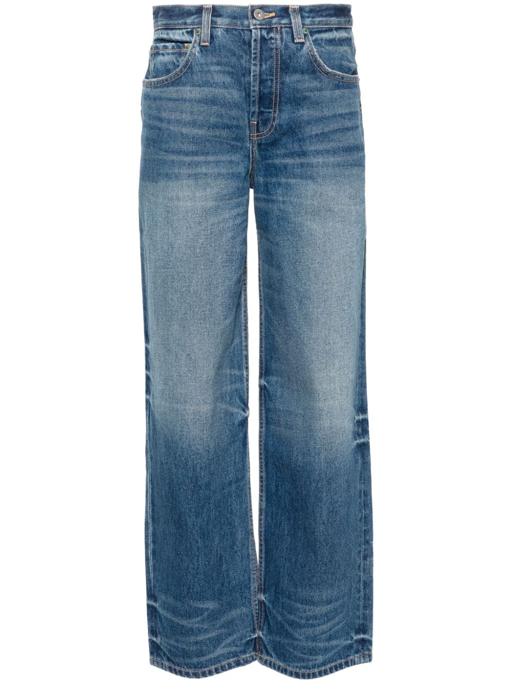 Remy mid-rise wide-leg jeans