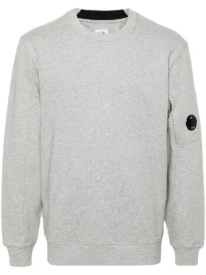 Cp company rubberised logo sweatshirt sales