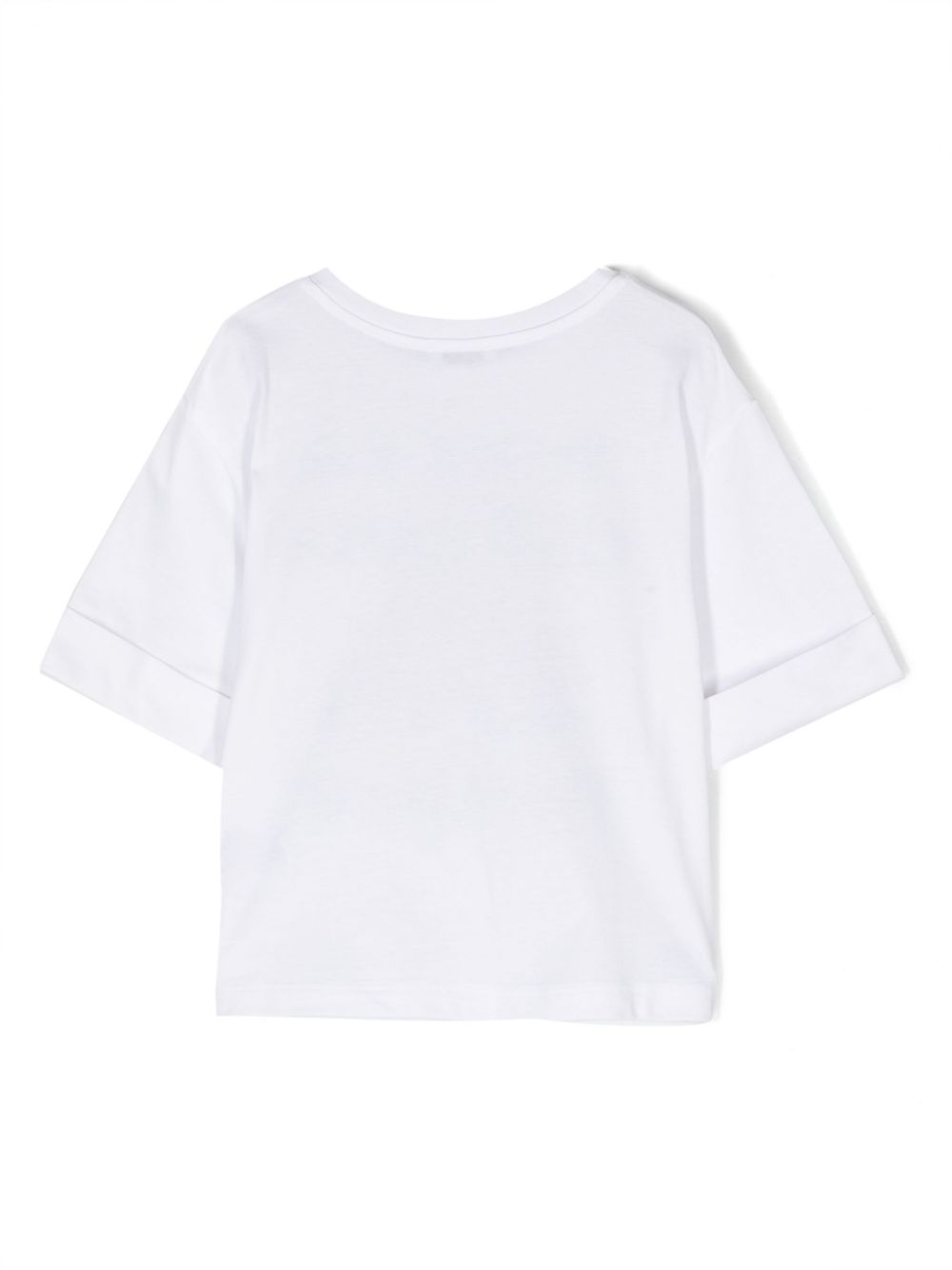 Image 2 of Dolce & Gabbana Kids logo-print cotton T-shirt