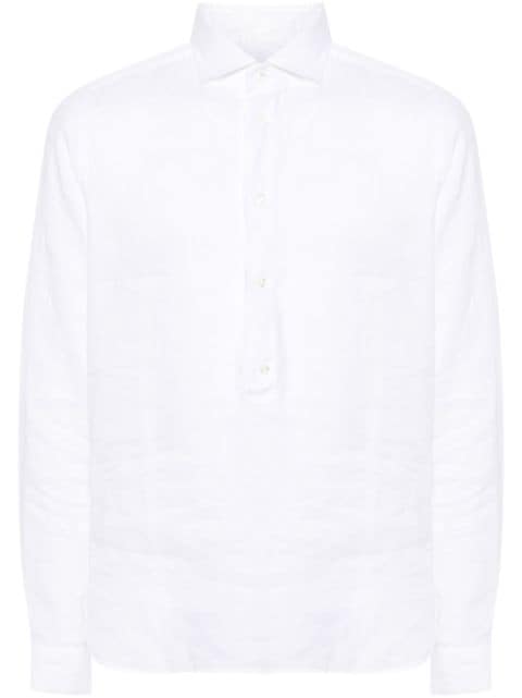 D4.0 plain linen shirt