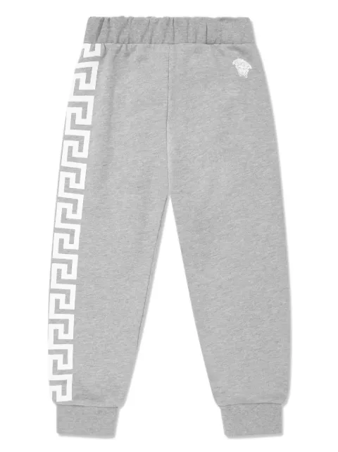 Versace Kids Greca cotton track pants