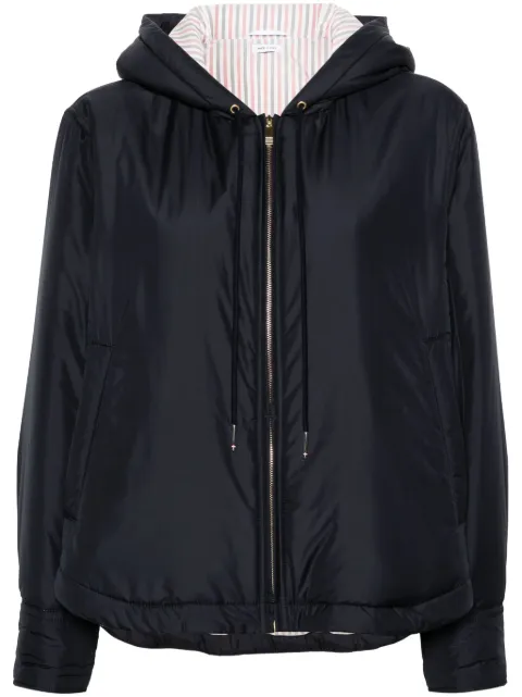 Thom Browne hooded down shirt jacket