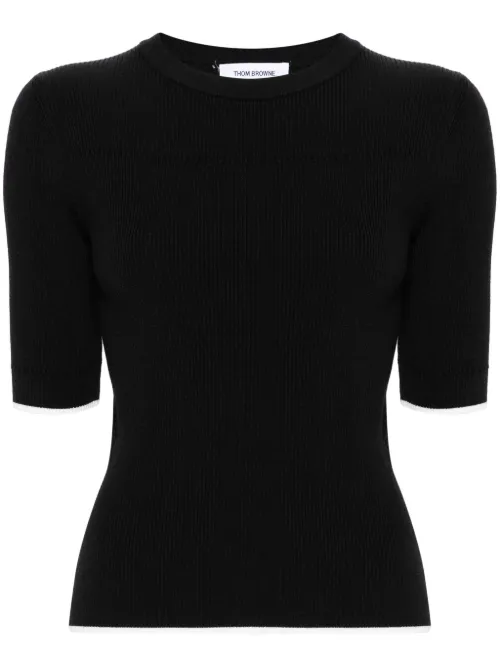 Pull à bords contrastants - Thom Browne - Modalova