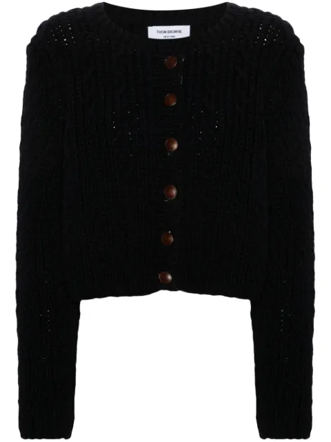 Thom Browne chunky-knit wool cardigan