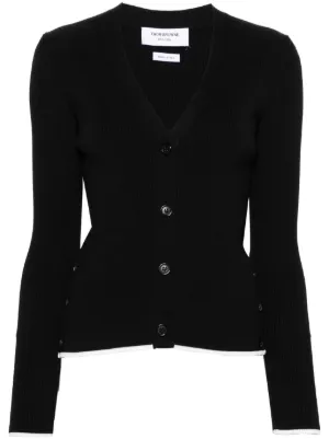 Proenza Schouler White Label Wilson Cardigan | Black | FARFETCH