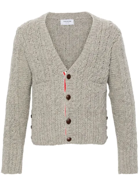 Thom Browne chunky-knit wool cardigan