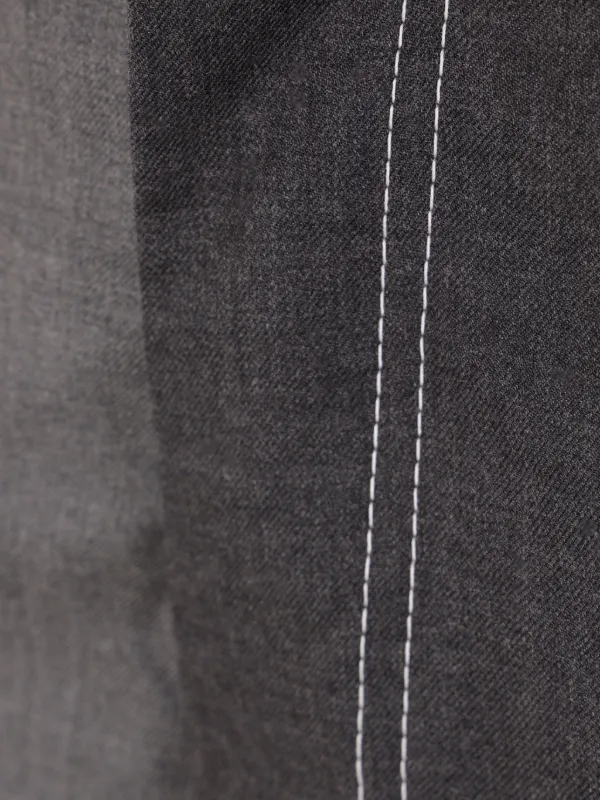 Thom Browne バイカラー パンツ | グレー | FARFETCH JP