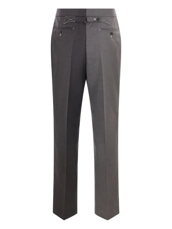 Thom Browne バイカラー パンツ | グレー | FARFETCH JP