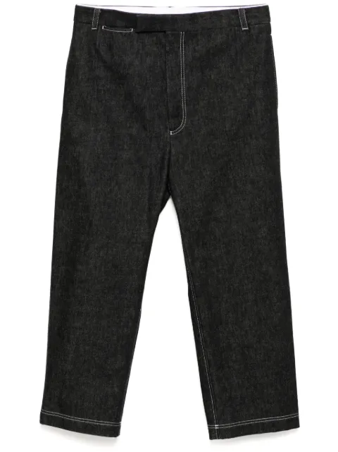 Thom Browne jeans con costuras en contraste