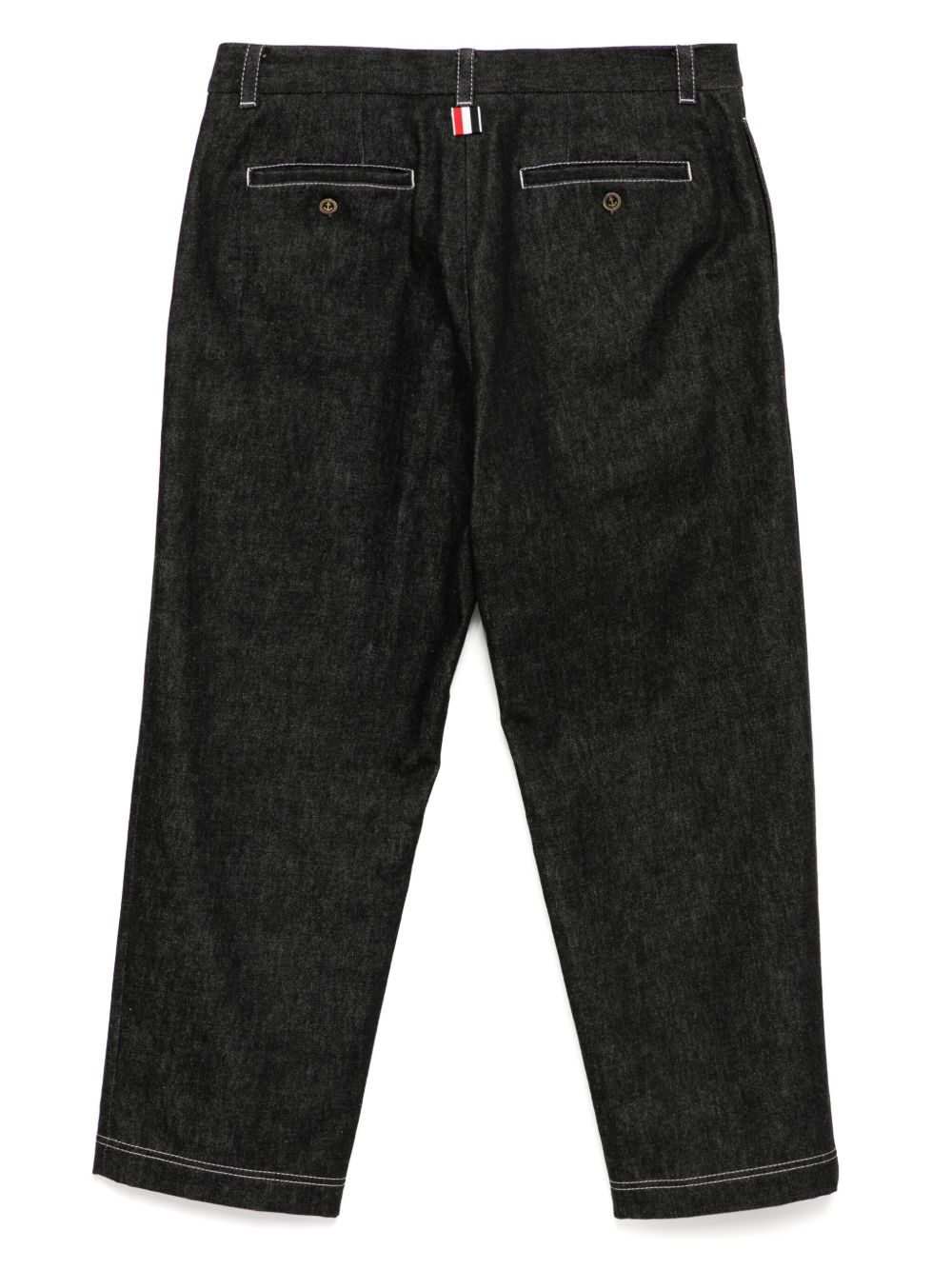 THOM BROWNE UNCONSTRUCTED CONTRAST-TOPSTITICHING JEANS