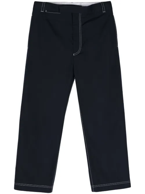 Pantalon droit à coutures contrastantes - Thom Browne - Modalova