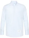 Thom Browne pointed-collar cotton shirt - Blue