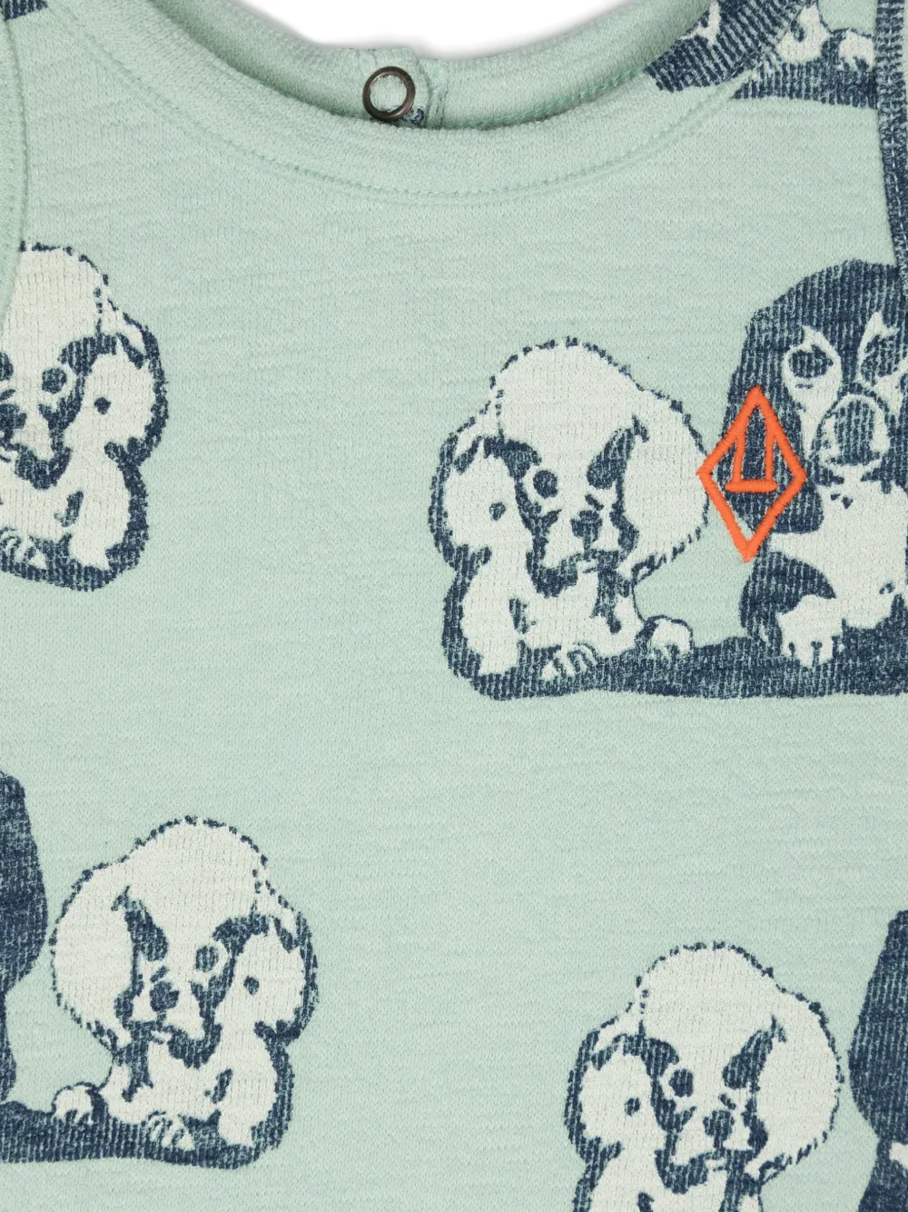 The Animals Observatory Tanktop met hondenprint Blauw
