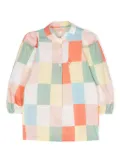 The Animals Observatory White Cuckoo check-pattern shirt - Yellow