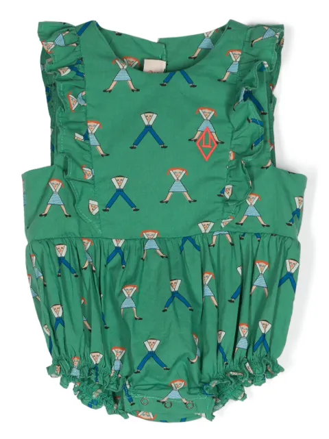 The Animals Observatory ruffled printed body