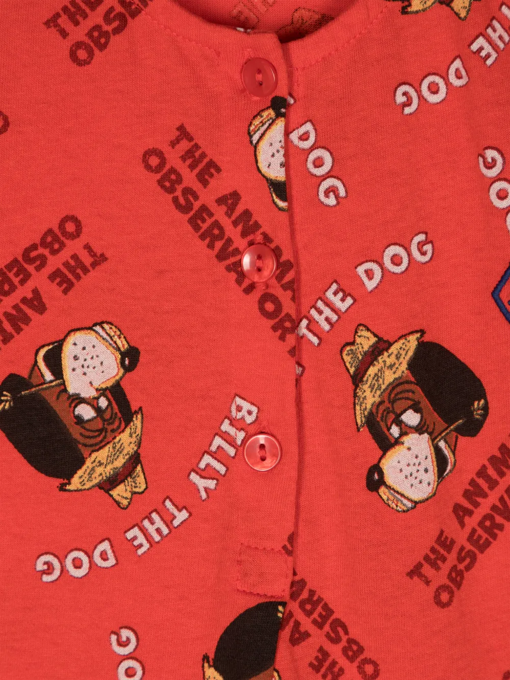 The Animals Observatory Babypakje met print Rood