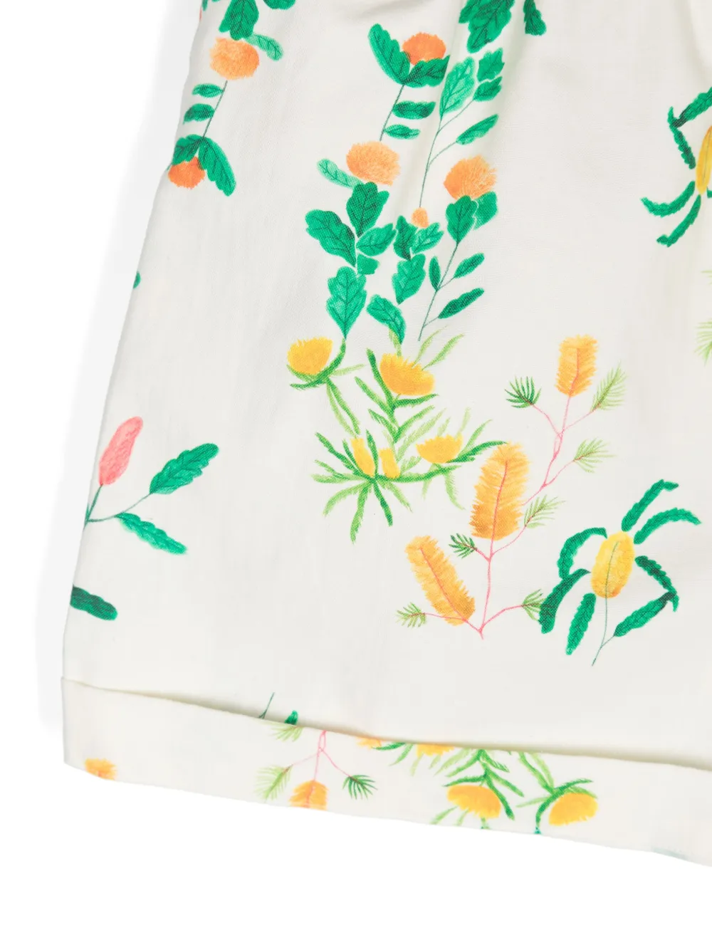 The Animals Observatory Shorts met bloemenprint Wit