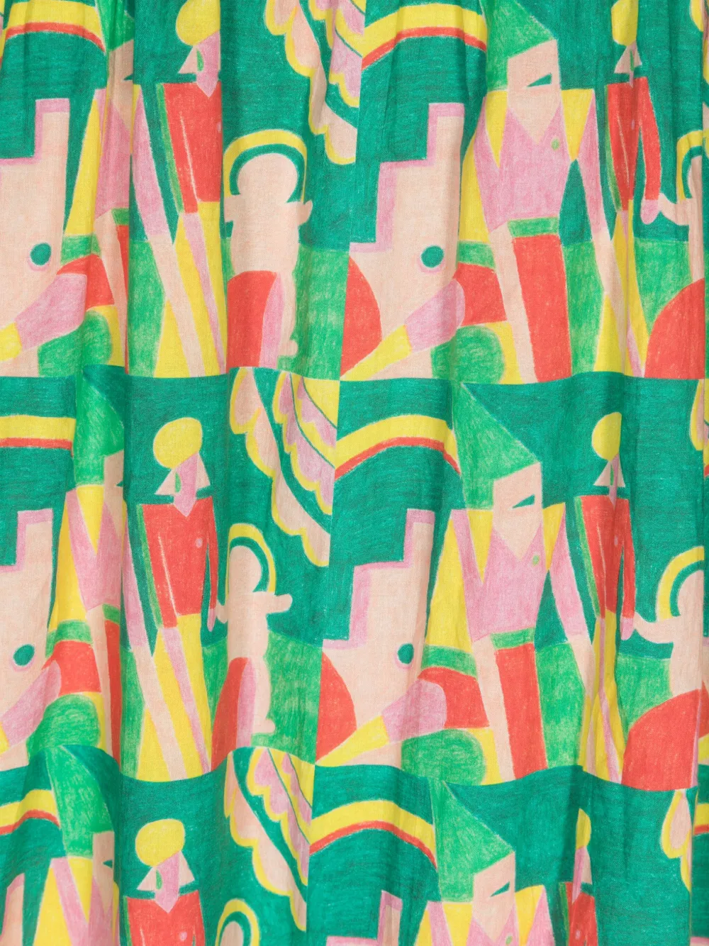 The Animals Observatory Jurk met print Groen