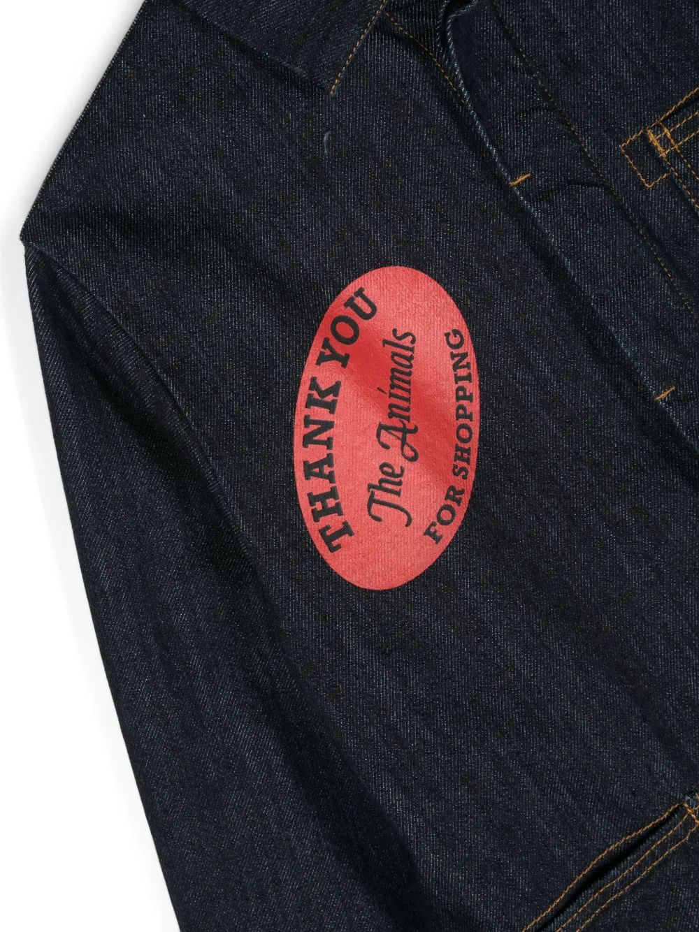 The Animals Observatory Foal Denim Jacket In Blue