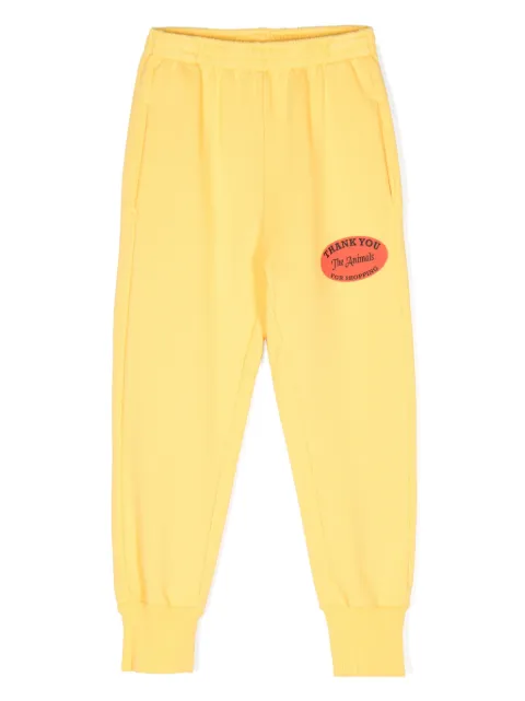 The Animals Observatory pants con texto estampado