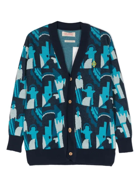 The Animals Observatory Racoon organic-cotton cardigan