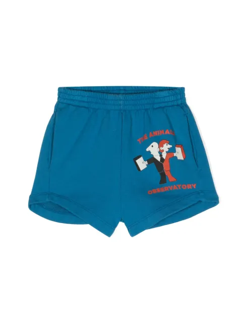 The Animals Observatory shorts con ilustración estampada
