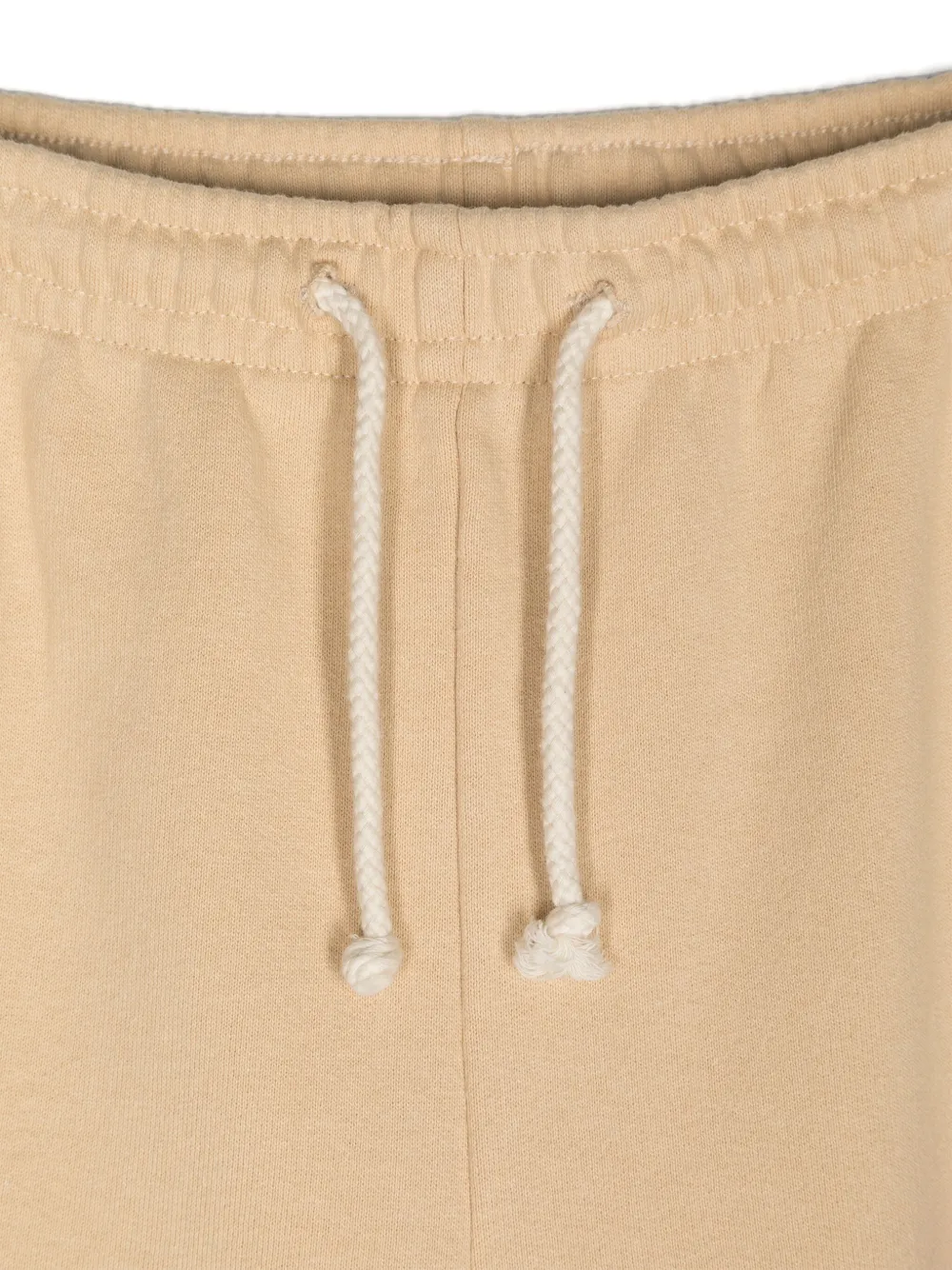 The Animals Observatory Logo-print Flared Trousers In Neutrals
