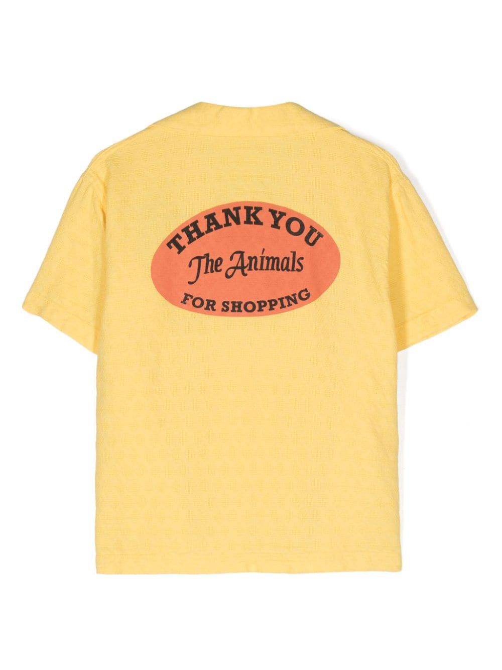 The Animals Observatory Shirt met logoprint - Geel