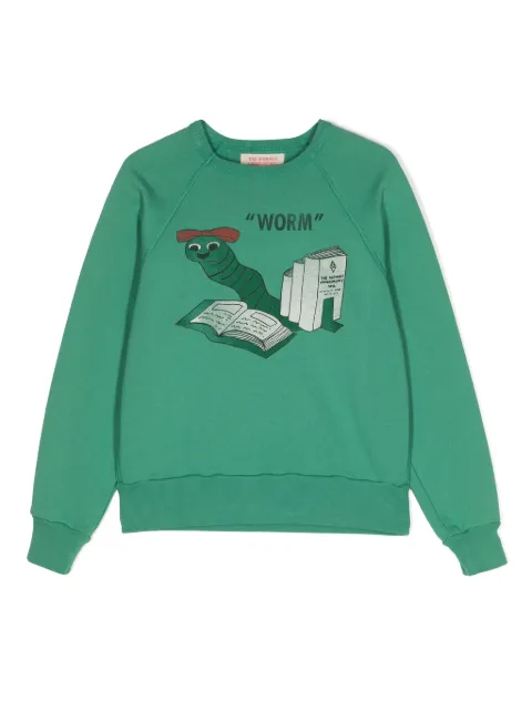 The Animals Observatory Shark bookworm-print T-shirt