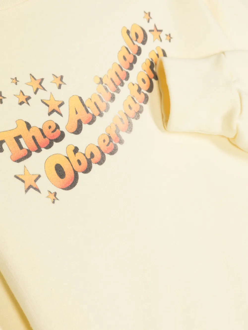 The Animals Observatory Katoenen sweater Geel