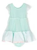 Billieblush sequin-detailing tiered tulle dress - Green