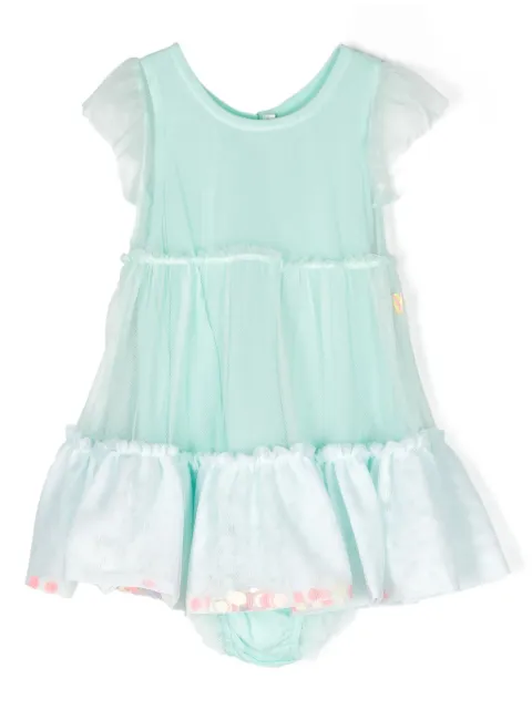 Billieblush robe volantée à détail de sequins