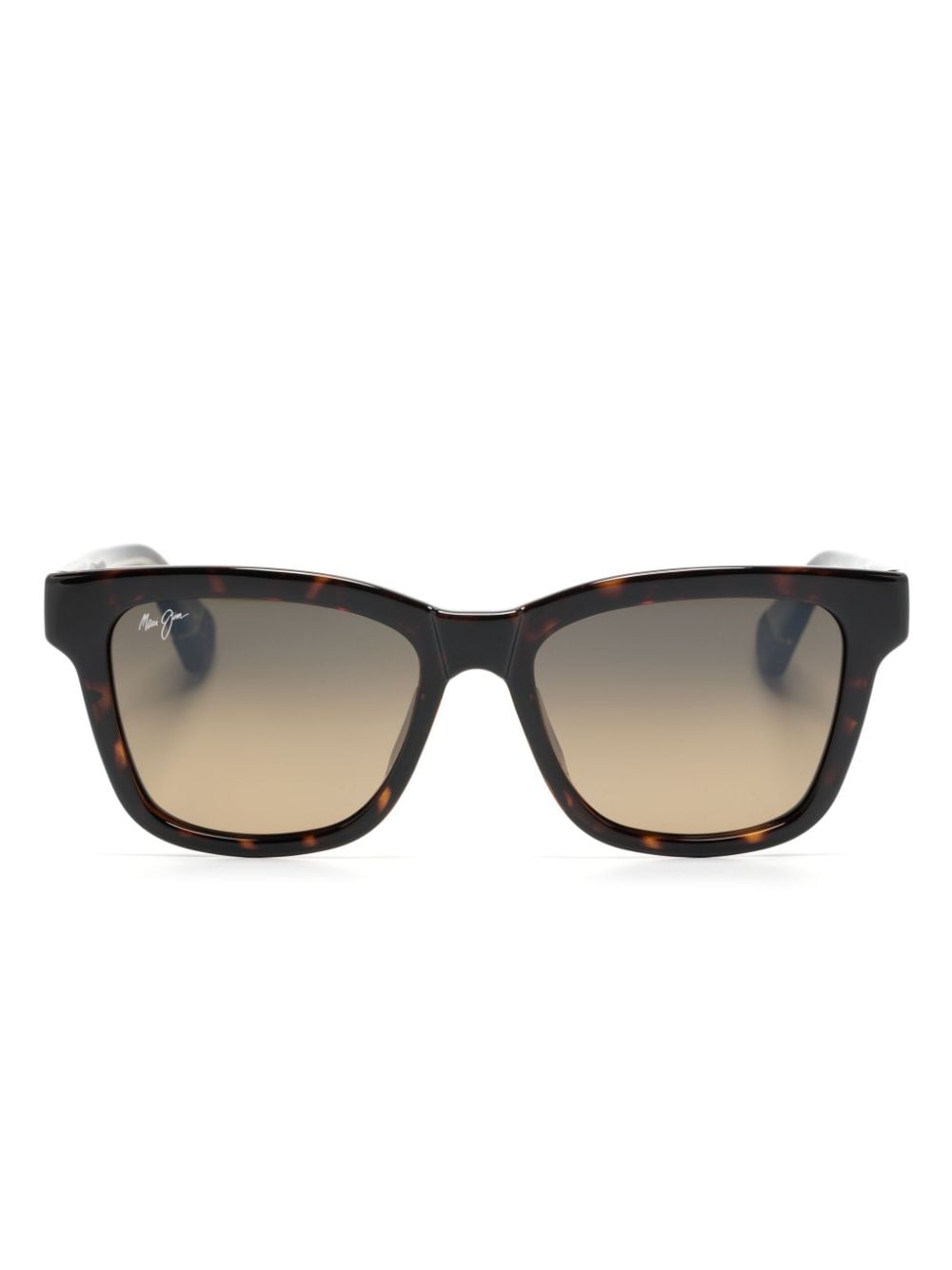 Maui Jim Hanohano Square-frame Sunglasses In Brown